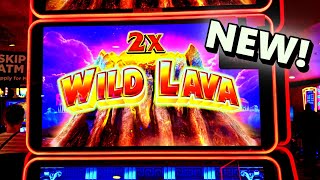 I FOUND 2X WILD LAVA AT ELLIS ISLAND CASINO!!! * - New Las Vegas Slot Machine Bonus