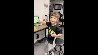 MY SON JUST SOLVED THE RUBIKS CUBE FOR THE FIRST TIME WITHOUT ANY HELP!!!