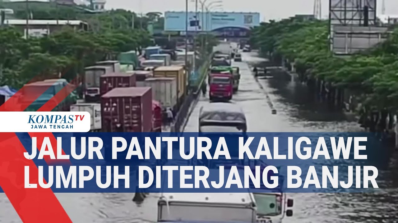 Kondisi Terkini Banjir di Jalur Pantura Kaligawe Semarang (23/10/2025)