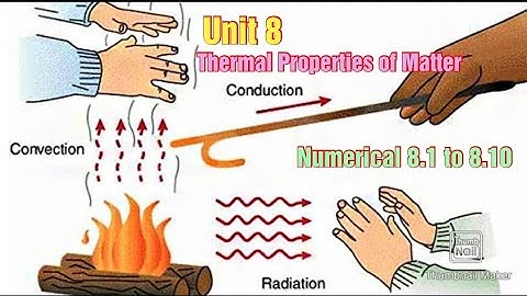 Class 9th Physics Unit 8 Thermal Properties of Matter Numerical 8.1 to 8.10 Complete Solution