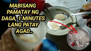 Mabisang pamatay ng daga, 1 minutes lang patay agad