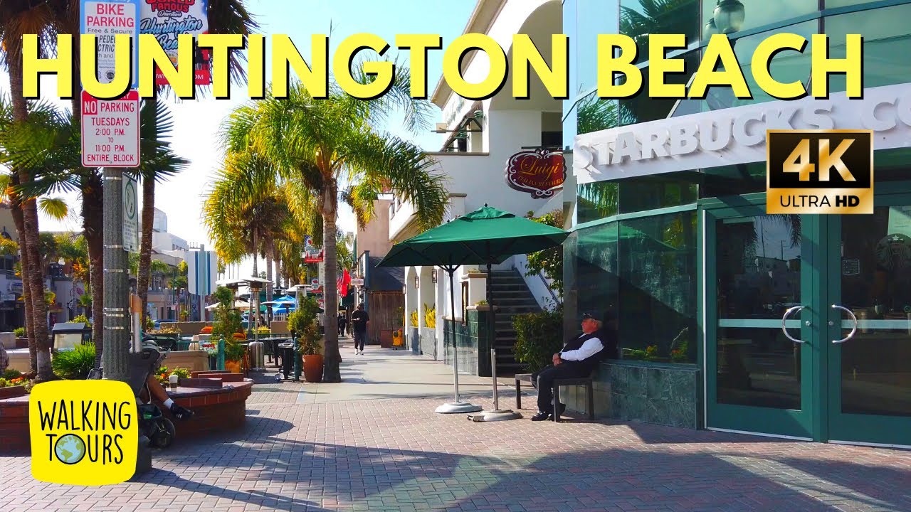Huntington Beach| Main St | 4K Walking Tour - YouTube