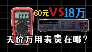 60VS18W的万用表有什么区别？天价万用表贵在哪？What is the difference between a 60VS18W multimeter?