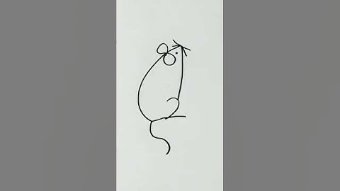 How to draw a Mouse by using letters and numbers