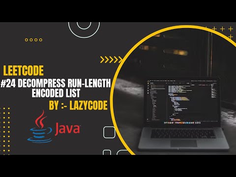 LeetCode in Java | Problem Solving in Arrays : Easy Question | Decompress Run-Length Encoded List