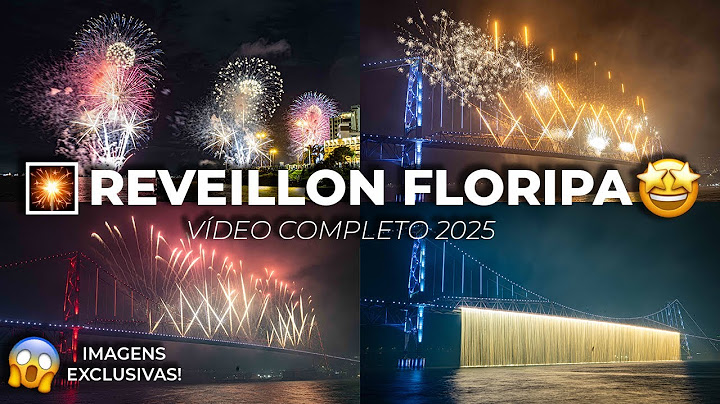 Ano Novo em FLORIPA 2025 - Vídeo Completo da Queima de Fogos na Beira-Mar Norte