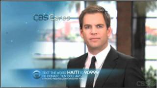 Cbs Cares  Haiti Relief Michael Weatherly