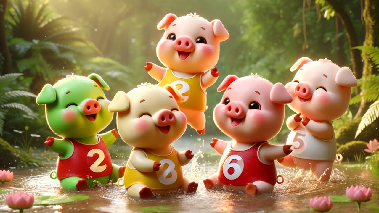 BÀI HÁT TIẾNG VIỆT ĐANG HOT - Liên Khúc Nhạc Thiếu Nhi 4K Con Heo Đất - BÉ NHÚN NHẢY TẬP MÚA TẬP HÁT