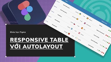 Responsive Table với Autolayout - Figma Designer Việt Nam