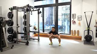 Forward Deep Tier Squat Jumps