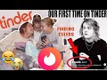 3 NEWLY SINGLE GIRLS ON TINDER FOR THE FIRST TIME | Syd and Ell