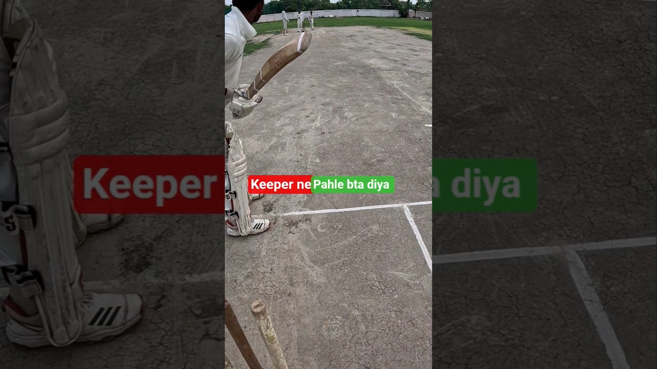 keeper motivated batter 😆😅 