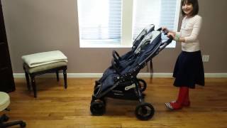 Folding The Valco Baby Snap Duo Stroller (By A Kid)