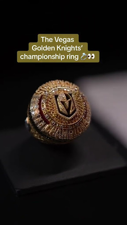 Golden Knights Receive Championship Rings