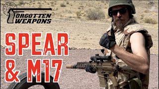 2-مسدس بأسلحة الجيش الأمريكي الجديدة: SIG Spear وM17