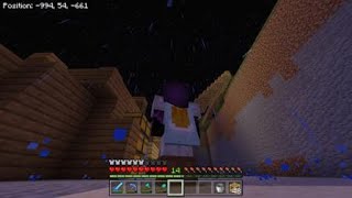 Struck by lightning twice in minecraft