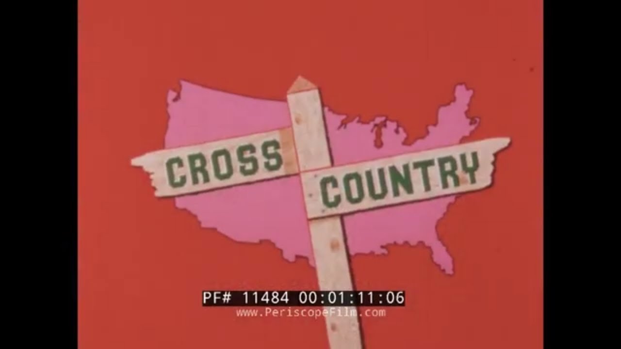 1960s TOUR OF THE UNITED STATES "CROSS COUNTRY" NEW YORK, CALIFORNIA