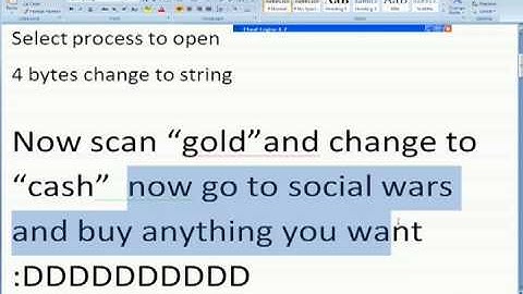 Social Wars cash hack using cheat engine 6.2 (WORKING!!)