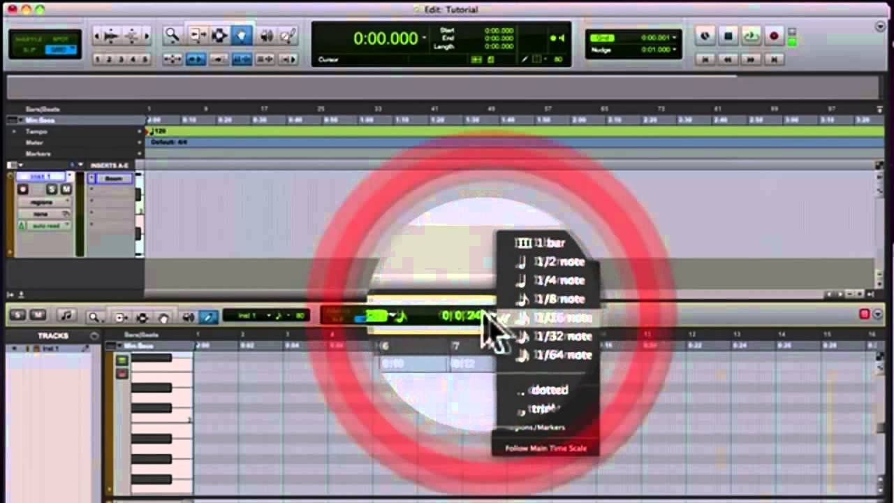 Pro Tools Basics On a Mac Keyboard Shortcuts Midi Editor In Pro Tools