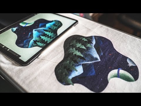 Printing My IPad Pro Art On T-Shirts