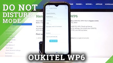 How to Enable DND Mode in OUKITEL WP6 – Activate Do Not Disturb Mode