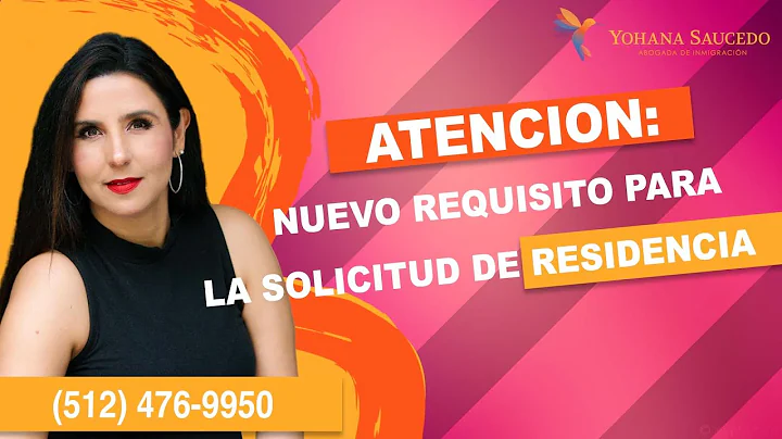 NUEVO REQUISITO Cmo se puede obtener la residencia...