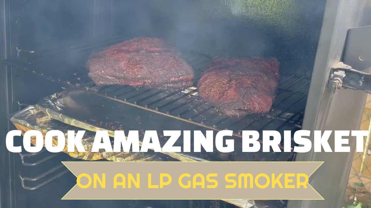Smoking Brisket on a Dyna Glo upright LP Smoker YouTube