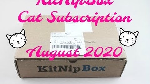 KitNipBox August 2020 Cat Subscription Box Unboxing + Coupon
