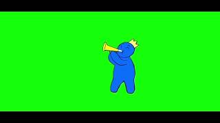 Green Screen Rainbow Friends Green Dancing