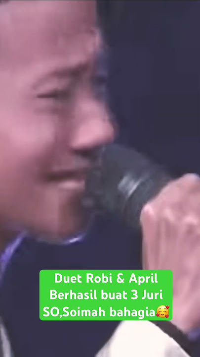 Duet spektakuler Robi dan April buat semua juri SO #aprilda7 #robida7 #dangdutacademy