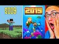 THE EVOLUTION OF MINECRAFT! 2009 - 2019