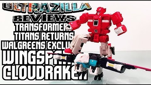 TRANSFORMERS TITANS RETURNS WALGREENS EXCLUSIVE CLONE WINGSPAN & CLOUDRAKER REVIEWS!