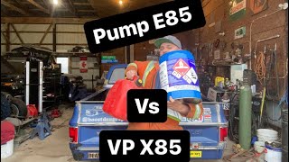 Pump E85 vs VP X85 ethanol content TESTED