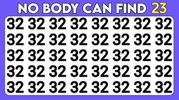 Find the Odd One Out | Test Your Observation Skills Sharpness | Number and Letter Brain Edition 