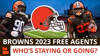 Cleveland Browns 2023 Free Agents: Who Will The Browns Re-Sign & Who Will Walk Ft. Kareem Hunt