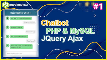 Cara buat CHATBOT dengan PHP & MySQL + JQuery Ajax | #1