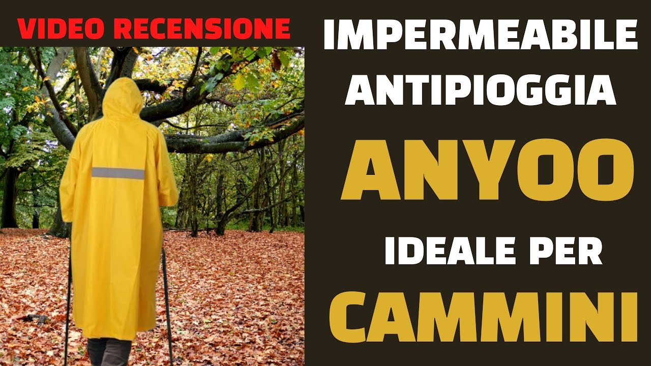Poncho Impermeabile ANYOO Per Donna - Leggero, Portatile E Resistente, Ideale Per Escursionismo - Foto 8