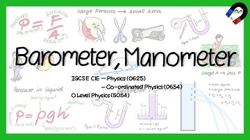 Barometer and Manometer for IGCSE, GCSE, GCE O level Physics