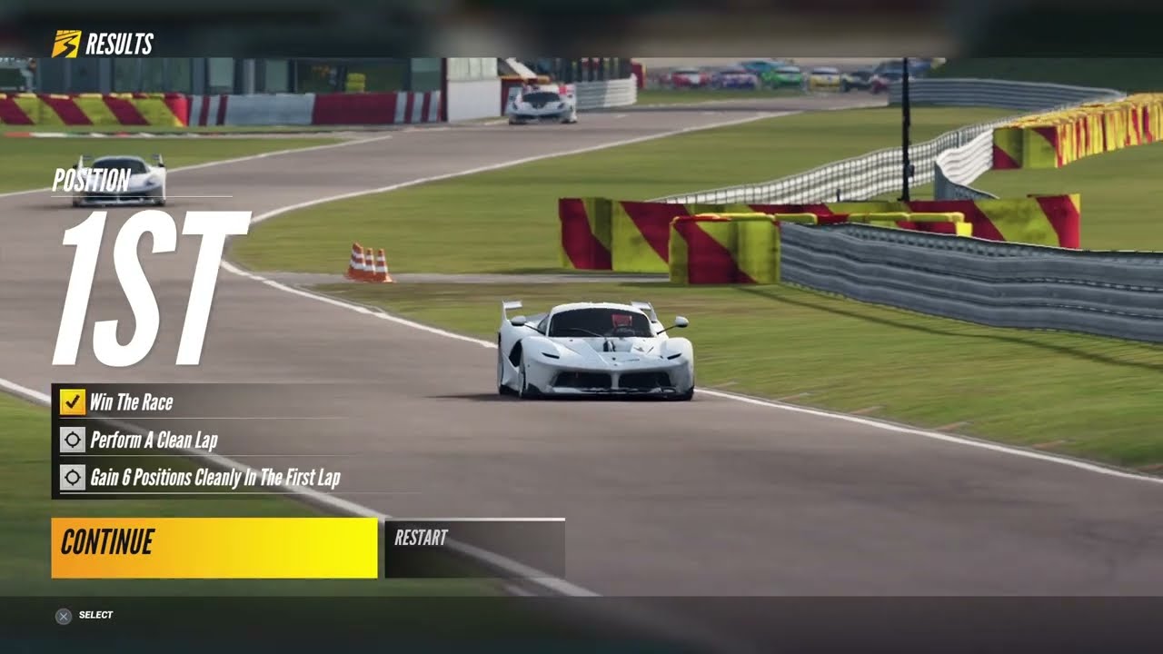 Pista di Fiorano Race Gain 6 Positions Cleanly Win Race Objectives Ferrari FXX K Project Cars 3 PC3