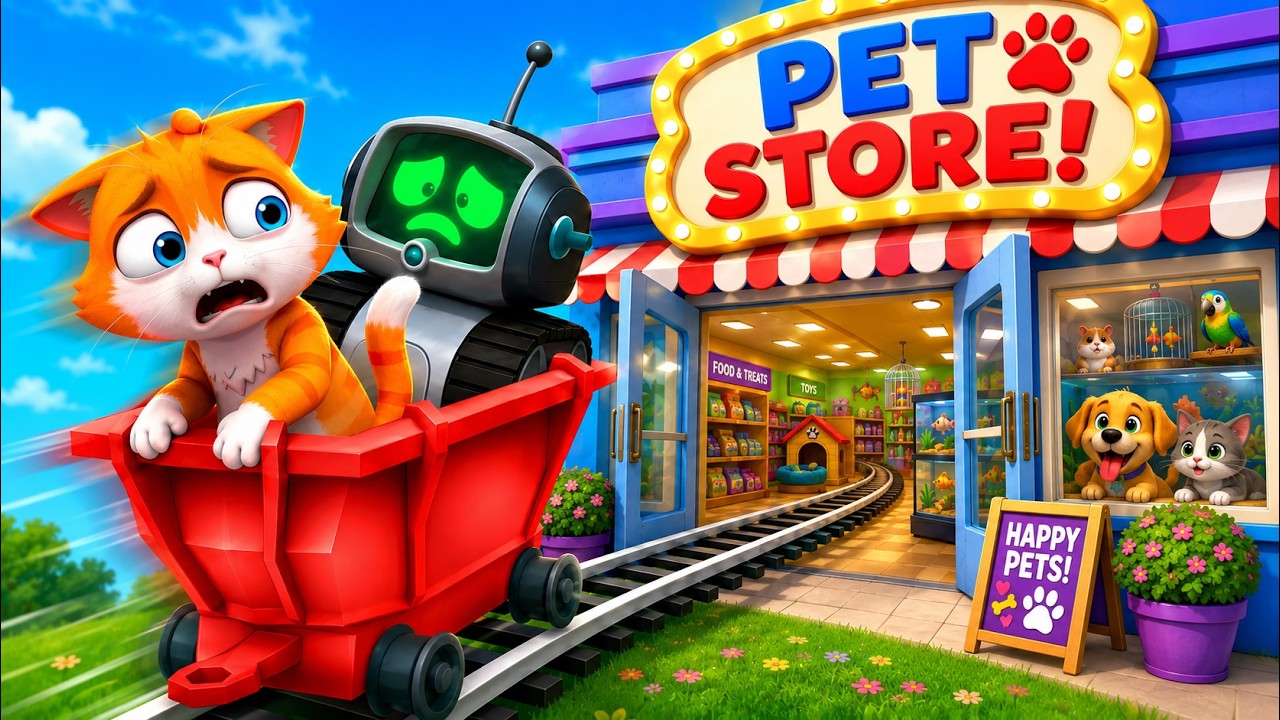 Cart Riding Into PETSTORE In Roblox!