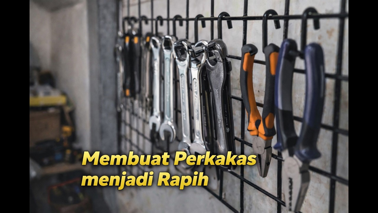 MEMASANG RAM DINDING UNTUK PERKAKAS