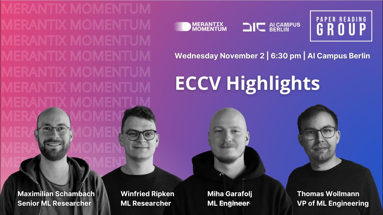 Paper Reading Group - ECCV Highlights 2022 - YouTube