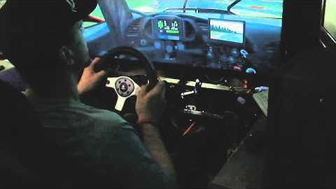 simtools powered diy motion sim AC @ nurburgring gp in c7r