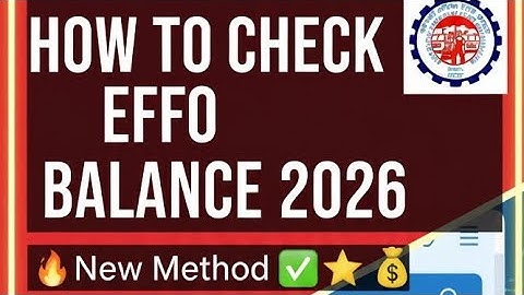 EPF balance using the UMANG App।2026 EPFO। @FactoAjB 