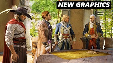 AC Black Flag Cinematics with New Graphics Mod Showcase