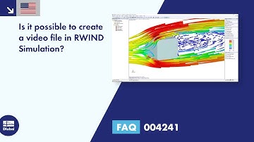 [EN] FAQ 004241 | Is it possible to create a video file in RWIND Simulation?