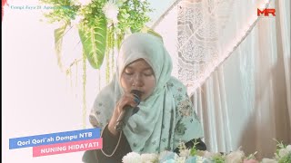 Suara Terbaik Qori Qoriah Nuning Hidayati Asal Dompu Ntb