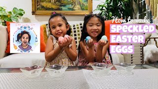 DIY with RY: How to Make Speckled Easter Eggs