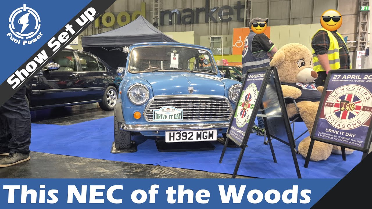 Its NEC Time! Driving Millie the Mini to the NEC for the Resto Show!