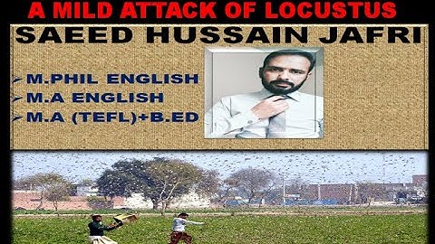 A MILD ATTACK OF LOCUSTS COMPLETE TRANSLATION SAEED JAFRI